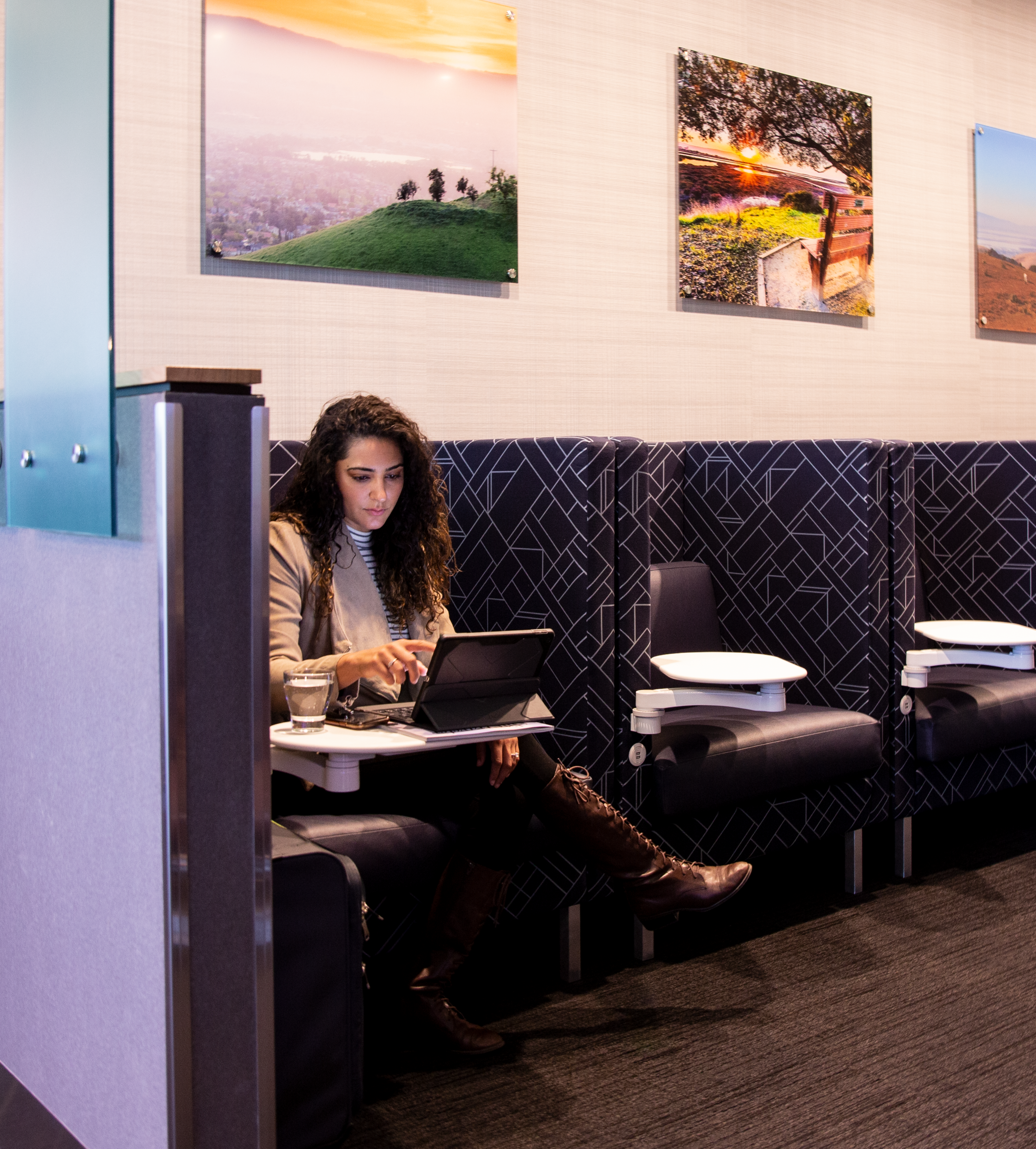 Person at the Club at Gate 8