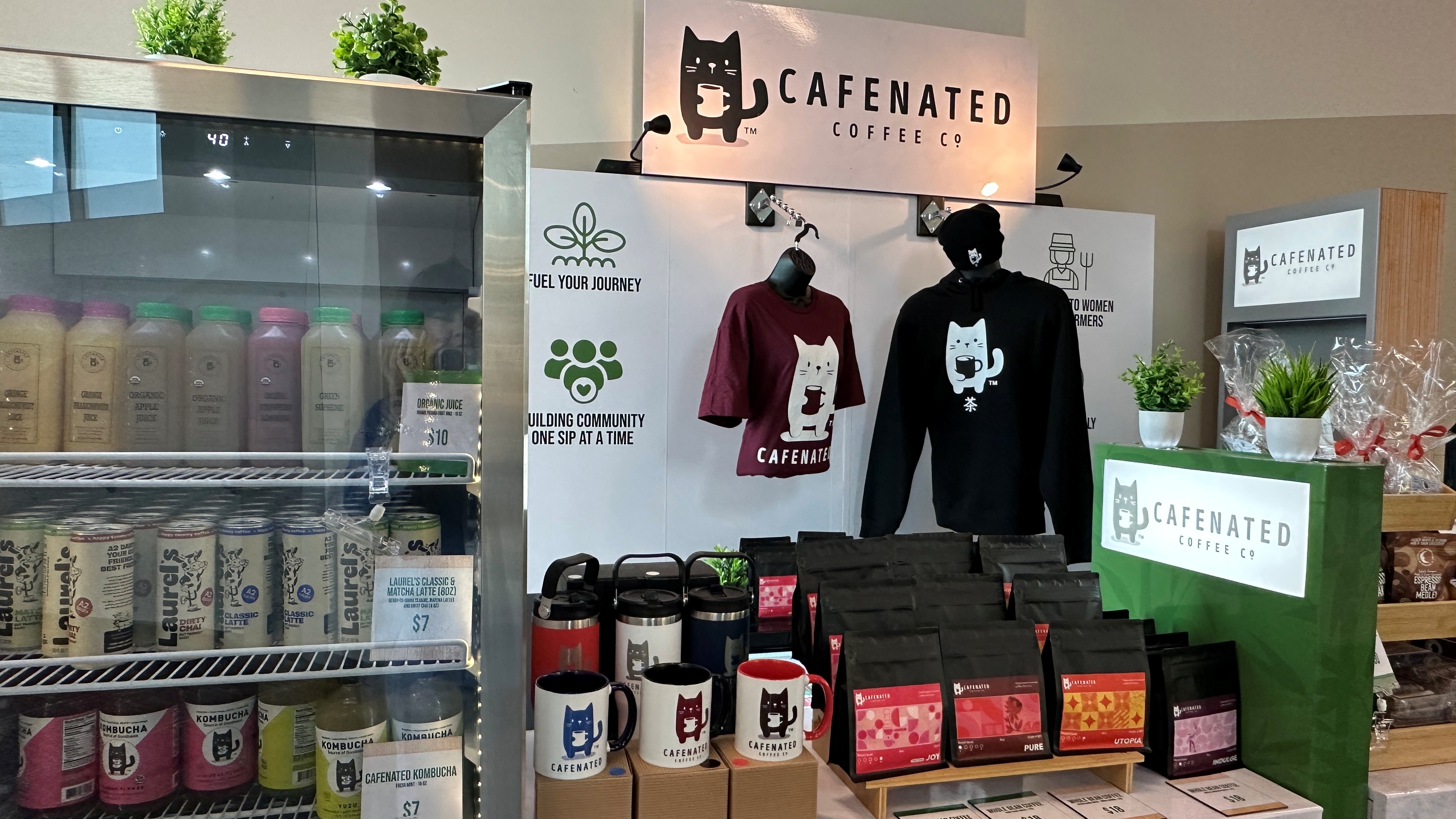 Storefront of Cafenated at SJC
