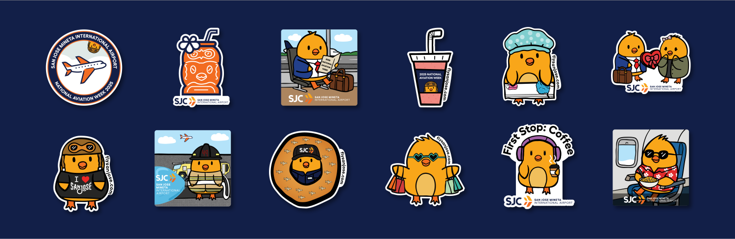SJC Sticker Search for National Aviation Week
