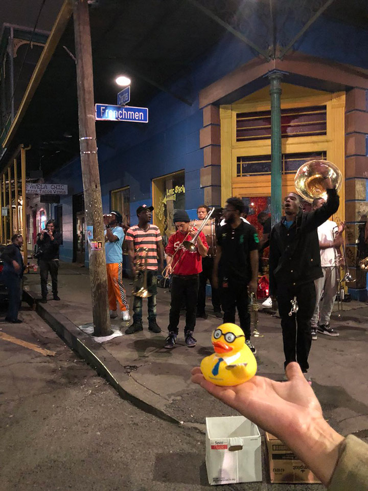 #SJCDuck-enjoying-live-music-on-Frenchman-Street-in-New-Orleans.jpg