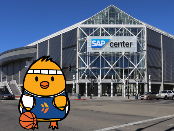  SAP Center with Baby Chick