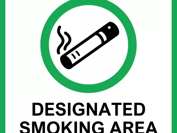 Designated smoking areas icon