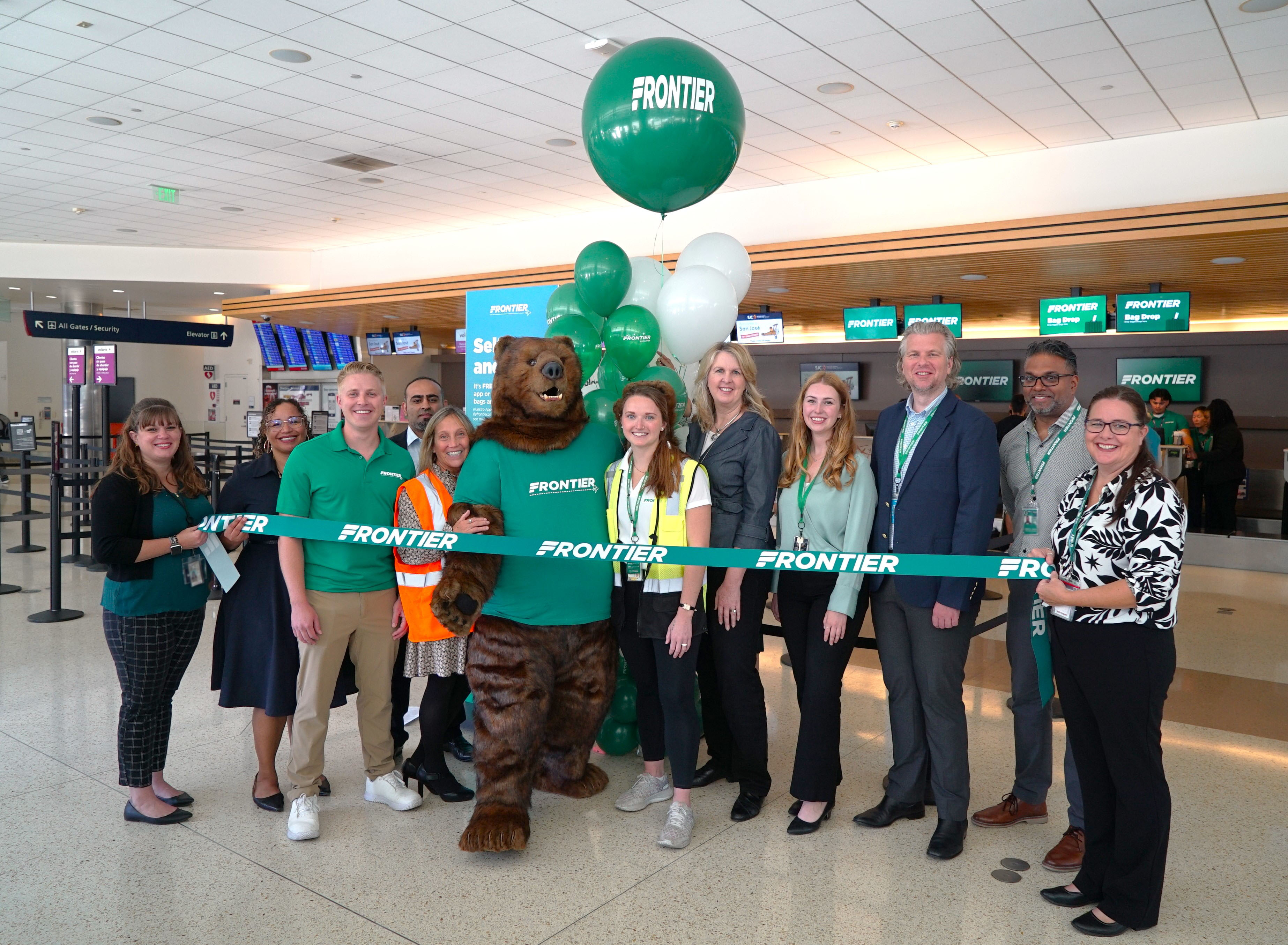 Frontier Airlines Ribbon Cutting on 7/22/24