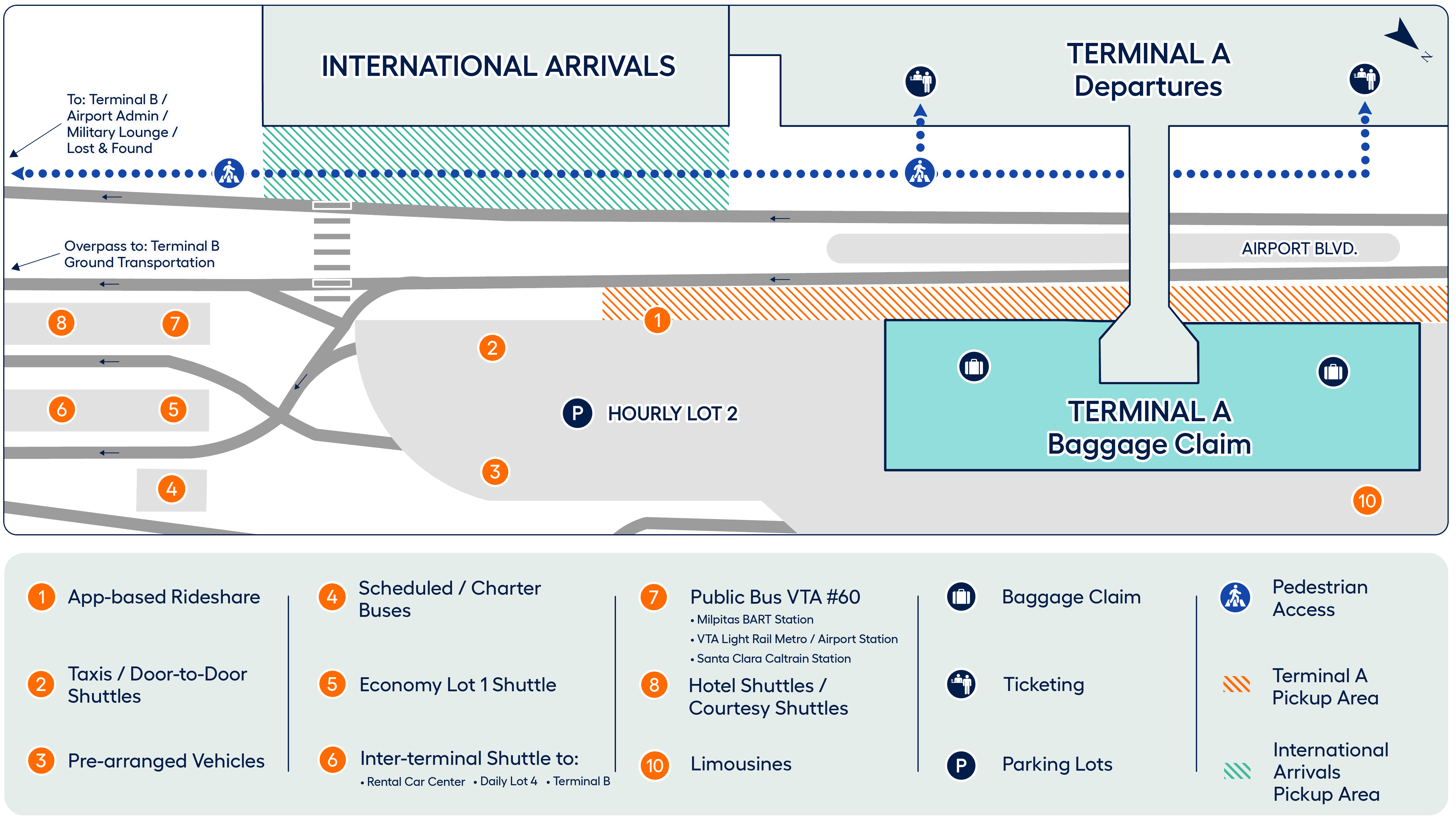 Terminal A GT Map